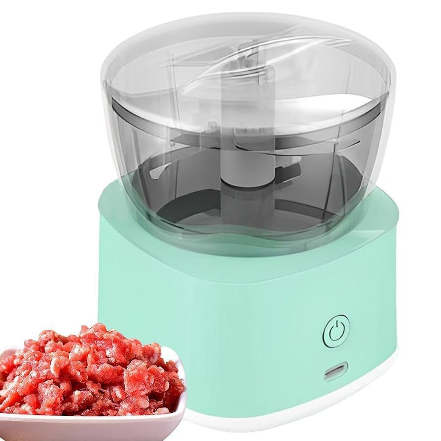 Mini Meat Grinder & Multipurpose Food Processor (300ml, Rechargeable)