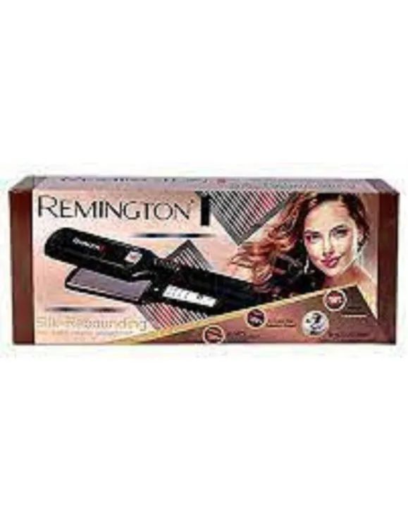 Close-up of ceramic plates in Remington hair straightener