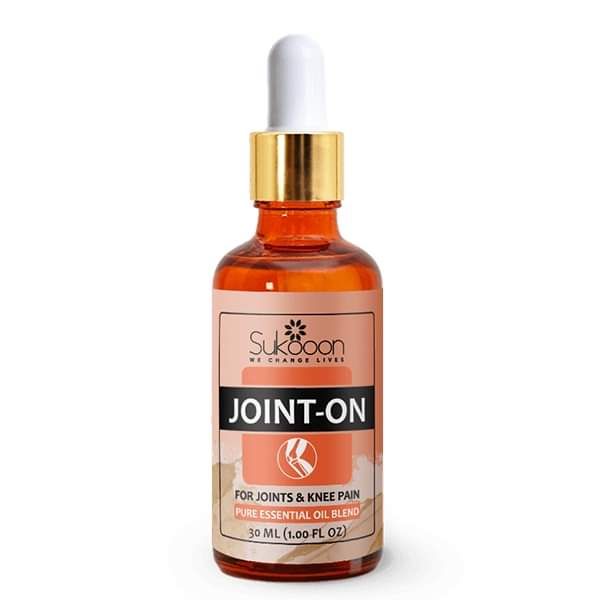 Sukoon Joint-On Essential Oil bottle for knee pain relief